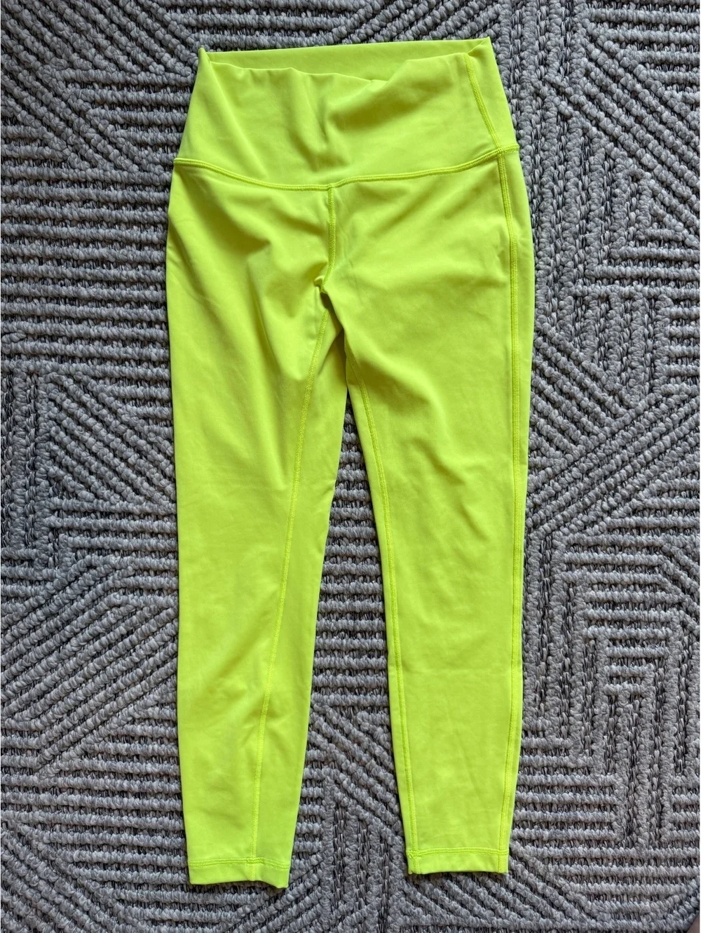 Lululemon bright yellow align leggings+blue Lululemon High-Rise leggings Size 6